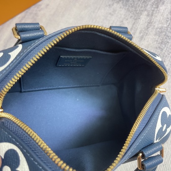 p460Exclusive Customized Actual Top Original Reinforced Chip Edition M46518 Pink M46517 Blue Top Original This Speedy Bandoulire 20 handbag from the brand new Dgrad collection in Monogram Empreinte embossed leather is a colorful way to brighten up the sea