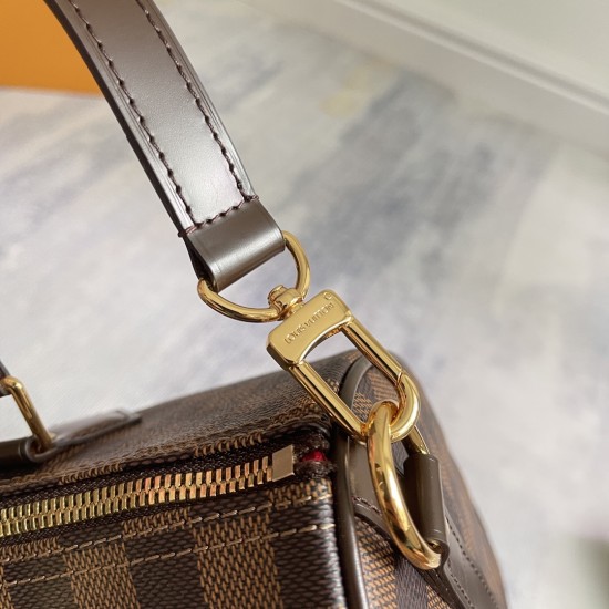 P300 Exclusive customized real photo Top Original Dynamic 163c01 Chip N40590 Brown 30 New hardware Top Original M41112 Brown 30 Exclusive background real photo The Speedy collection was originally designed for travelers in the 1930s and takes its name fro