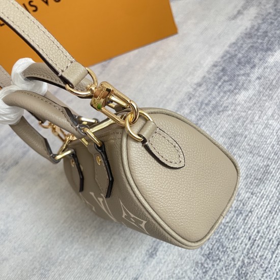 P380 Exclusive Customized Actual Top Original Enhanced Chip M82890 Apricot M81625 Yellow Pink M81913 Milk M81457 Burnt Yellow M81456 Black This Nano Speedy bag is made from Monogram Empreinte embossed leather to concentrate on the classic shape of the Spe