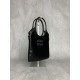 p6305BA281 black miu new mini tote bag new size compact cute adaptable high fashion chic and versatile details exquisite exquisite classic embossed letters logo add a distinctive style and recognition continue Miu retro style casual and unrestrained with 