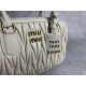 p9205BB124 M new large 5BB124MiuMiu new too pretty bowling handbags imported lambskin classic brand iconic Matelasse texture embroidery retro frosted hardware to retain the due sense of playfulness the bag type overall stiff and shaped full of personality