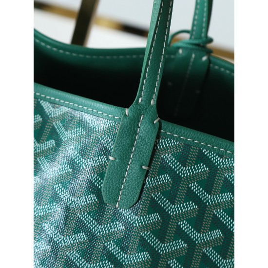 Premium quality original material p650 reversible anjou double-sided support oversized imported version of the first layer of calf leather customized goyardine rain dew cotton and linen version of the symmetrical pattern senior sense of whatever color on 