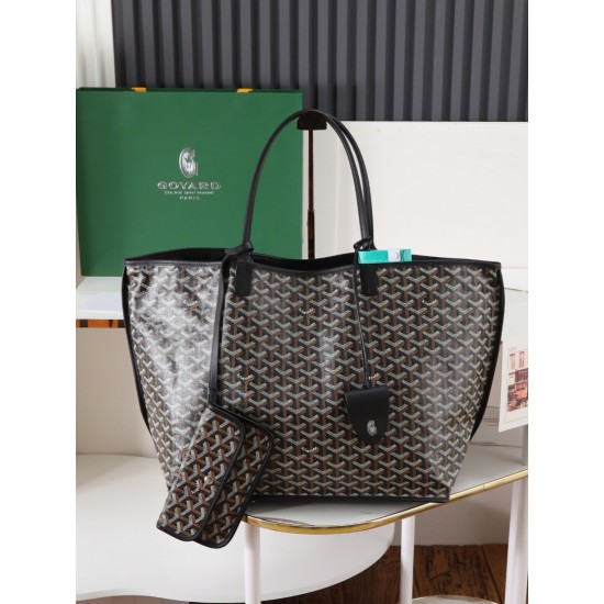 Premium quality original material p650 reversible anjou double-sided support oversized imported version of the first layer of calf leather customized goyardine rain dew cotton and linen version of the symmetrical pattern high sense of whatever color on th