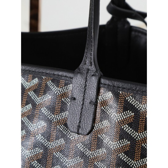 Premium quality original material p650 reversible anjou double-sided support oversized imported version of the first layer of calf leather customized goyardine rain dew cotton and linen version of the symmetrical pattern high sense of whatever color on th