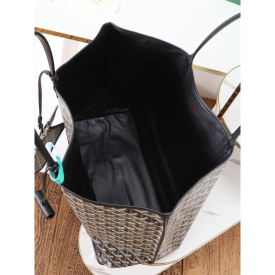 Premium quality original material p650 reversible anjou double-sided support oversized imported version of the first layer of calf leather customized goyardine rain dew cotton and linen version of the symmetrical pattern high sense of whatever color on th