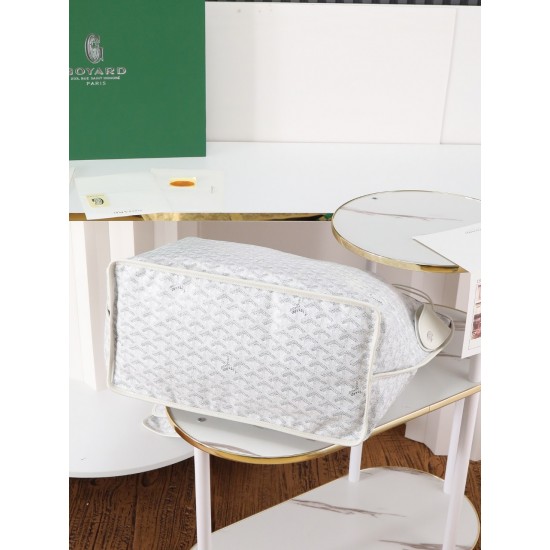 Premium quality original material p650 reversible anjou double-sided tray oversized imported version of the first layer of calf leather customized goyardine rain dew cotton and linen version of the symmetrical pattern high sense of whatever color on the b