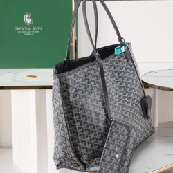 Premium quality original material p650 reversible anjou double-sided support oversized imported version of the first layer of calf leather customized goyardine rain dew cotton and linen version of the symmetrical pattern high sense of whatever color on th