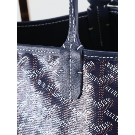 Extraordinary quality original material p650 reversible anjou double-sided support oversized imported version of the first layer of calf leather custom goyardine rain rainbow cotton and linen version of the symmetrical pattern senior sense of whatever col