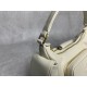 P8805BC146 white M this year's most special style biker bag using top imported lambskin leather soft cotton satin lining multi-pocket design blurring the boundaries of functionality and decorative personality distinctive can manage a variety of styles can