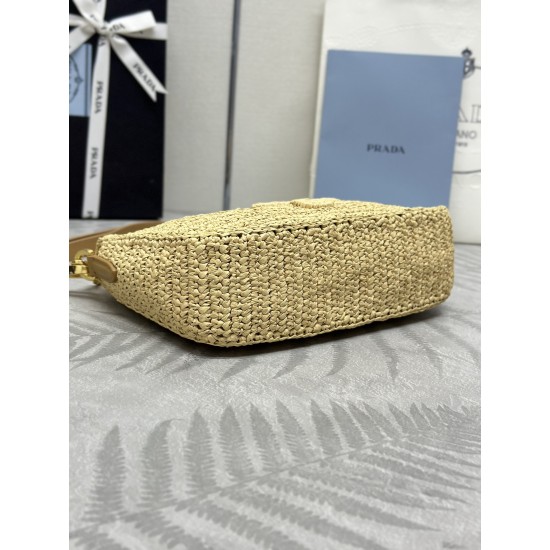 F670 with the counter version of the full set of packaging exclusive customized straw three-dimensional embroidery arrived Hobo1BC204 this Hobo hand-woven design is fantastic three-dimensional hand-woven font can be hand-carried armpit bag shoulder strap 