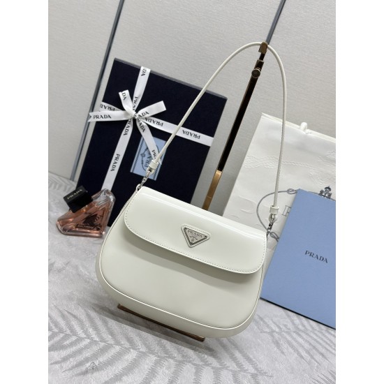 F530 with counter to the version of the full set of packaging exclusive customization P home counter the latest models of women's underarm bag 1BD311 arrived to use imported leather open edge beads calfskin material private white Niko hardware is not the 
