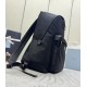 F520 Classic Shoulder Bag Newest Shoulder Bag 2V066A Made of imported Saffiano leather and imported nylon fabric Adjustable nylon shoulder straps Brushed metal hardware This nylon backpack with multiple pockets and padded back design is quite a design fea