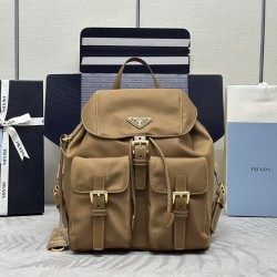 F470 with a full set of matching counter packsExclusive order Gold Buckle Classic Backpack 1BZ677 Gold HardwareThis practical and innovative backpack is made of imported nylon fabricAdjustable shoulder straps and woven carry handlesRemovable ReEdition lea