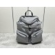 F700 new men's bag shoulder bag 2024 spring and summer runway models gray 2VZ108 with adjustable long shoulder strap can also be used as a diagonal cross-body bag This bag is made of imported nylon fabrics top hardware front 2 diagonal zipper pocket desig
