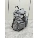 F700 new men's bag shoulder bag 2024 spring and summer runway models gray 2VZ108 with adjustable long shoulder strap can also be used as a diagonal cross-body bag This bag is made of imported nylon fabrics top hardware front 2 diagonal zipper pocket desig