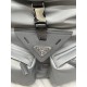 F700 new men's bag shoulder bag 2024 spring and summer runway models gray 2VZ108 with adjustable long shoulder strap can also be used as a diagonal cross-body bag This bag is made of imported nylon fabrics top hardware front 2 diagonal zipper pocket desig