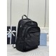 F570 classic 2VZ048 backpack top original goods this backpack with imported Saffiano leather trim outlines the silhouette presenting a modern sense of minimalism lines using imported nylon fabric and cross grain cowhide leather combination of top polished