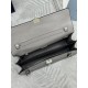 F78025SS spring and summer new purple gray pen holder bag 1BN026 small arrived this leather handbag inspired by the strong formal briefcase texture delicate glossy with a new attitude to reinterpretation of the classic office style silhouette using delica