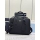 F880 Double Briefcase 2VE022 This elegant and sophisticated briefcase with two compartments, multiple interior pockets and a removable nylon shoulder strap to create a functional structure of the body of the brand Saffiano leather to create a simple atmos