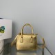 P670 top original single 2023 early spring new gold mini killer bag 1BA906 this Galleria handbag is made of iconic Saffiano leather with a detachable shoulder strap top gold hardware is a chic interpretation of the classic timeless elegance temperament of