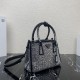 P730 top original 2023 new full star killer bag 1BA896 this mini satin handbags covered with different sizes of sparkling imported crystals to create outlined simple and exquisite lines of the body of the bag decorated with satin triangular lettering logo