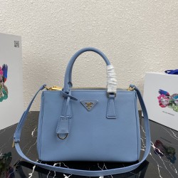 P680 P's Small Super Pop Killer Bag Original Quality Saffiano Leather Leather Double Carry Handle Removable Adjustable Leather Shoulder Strap Gold-Plated Fittings Metal Engraved Logo on Triangle Leather Side Snap Button Closure Two Zippered Exterior Pocke