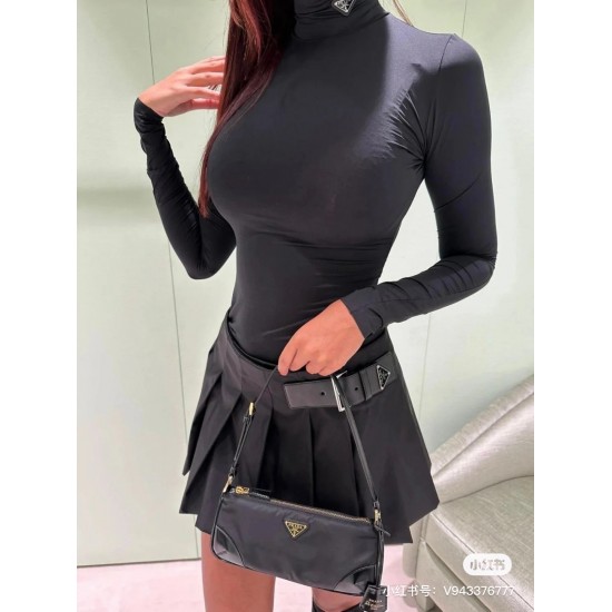 Oil Waxed Leather Underarm Bag