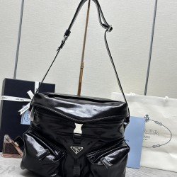 2VD062 New oil waxed leather crossbody bag