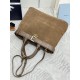 F880 new women's bag large 1BA416 suede suede this handbag women's bag using imported inside with imported nubuck leather frosted leather inside with imported sheepskin clean lines and sophisticated elements intertwined interpretation of the elegant and f