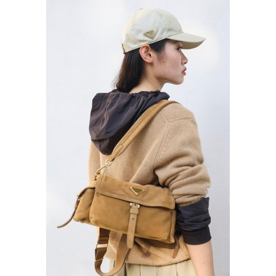 1BD394 Suede Cinnamon Upper Body Pic