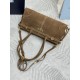 F690 with counter counter version of the full set of packaging exclusive custom new suede suede small Soft Lux1BA426 brown curry color arrived this handbag crossbody imported brushed leather exudes a classical atmosphere with a long detachable adjustable 