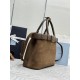 F780 new women's bag 1BA434 suede suede this handbag women's bag using imported inside with imported suede brushed leather inside with imported sheepskin clean lines and sophisticated elements intertwined interpretation of the elegant and functional desig