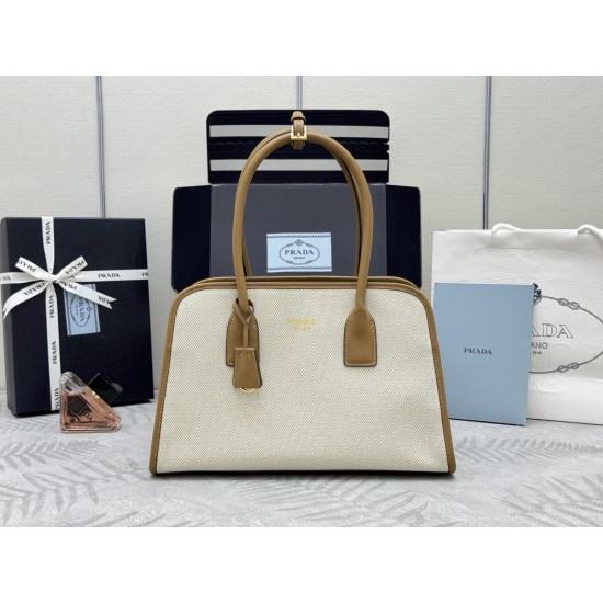 New Linen Tote Bag Caramelized