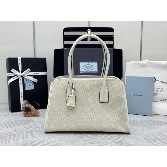 New Linen Tote Bag White