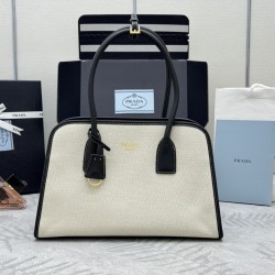 New Linen Tote Bag Black